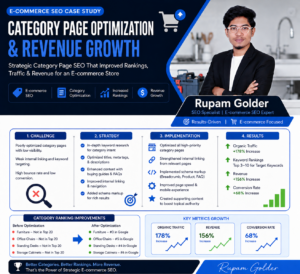 Read more about the article Category Page Optimization & Organic Revenue Growth: An E-commerce SEO Case Study